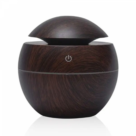 Picture of Herzberg Air Humidifier Aroma Oil Diffuser Dark wood