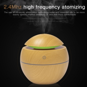 Show details for Herzberg Air Humidifier Aroma Oil Diffuser Light wood Picture of Herzberg Air Humidifier Aroma Oil Diffuser Light wood