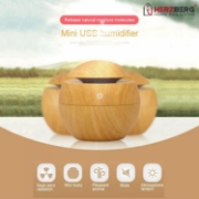 Picture of Herzberg Air Humidifier Aroma Oil Diffuser Light wood