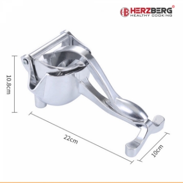 Show details for Herzberg HG-8108: Aluminum Manual Lemon Squeezer Picture of Herzberg HG-8108: Aluminum Manual Lemon Squeezer