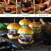 Image de Presse à hamburger et machine à pâtés Herzberg