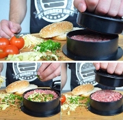 Image de Presse à hamburger et machine à pâtés Herzberg