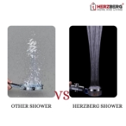 Picture of Herzberg Turbo Charger Showerhead Gold