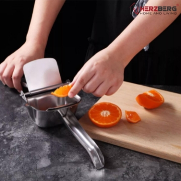 Show details for Herzberg Stainless Steel Squeezer Picture of Herzberg Stainless Steel Squeezer