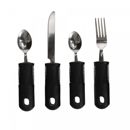 Afbeeldingen van Wellys GI-041880: 4-Delige Comfort Grips Senior Bestekset