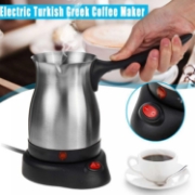 Image de Cheffinger CF-ECMO.6: Cafetière Expresso Turque En Acier Inoxydable Électrique De 600ml
