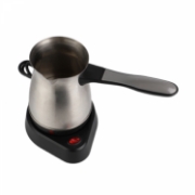Image de Cheffinger CF-ECMO.6: Cafetière Expresso Turque En Acier Inoxydable Électrique De 600ml