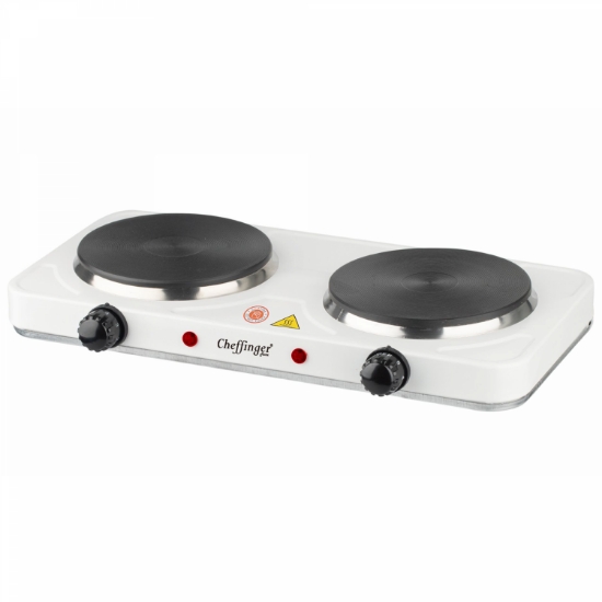 Image de Cheffinger CF-EHD1000 : Plaque chauffante électrique 1000W - Double