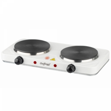 Show details for Cheffinger CF-EHD1000: 1000W Electric Hot Plate - Double Picture of Cheffinger CF-EHD1000: 1000W Electric Hot Plate - Double