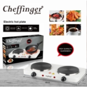 Image de Cheffinger CF-EHD1000 : Plaque chauffante électrique 1000W - Double