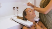 Image de Wellys GD-014710: Plateau mobile pour le lavage des cheveux