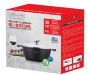 Image de Royalty Line RL-BS26M: Marmite et cocotte en marbre - 26cm