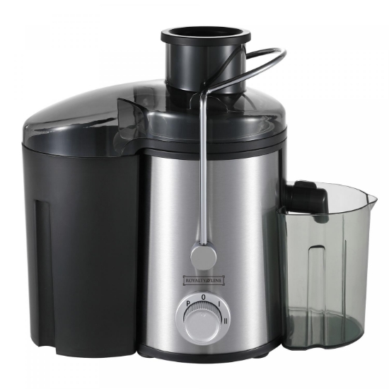 Image de Royalty Line RL-PJ19001 : Extracteur de jus en acier inoxydable 15L - 700W - Gris
