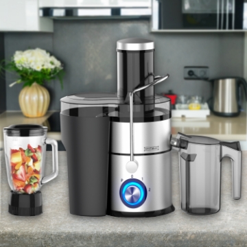 Show details for Royalty Line RL-PJ19003: 4-in-1 Juicer, Blender, Chopper & Grinder Picture of Royalty Line RL-PJ19003: 4-in-1 Juicer, Blender, Chopper & Grinder