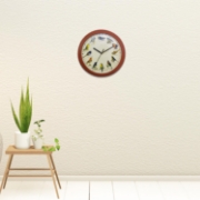 Image de Herzberg HG-03701: Horloge chant d'oiseau japonais - Bois