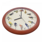 Image de Herzberg HG-03701: Horloge chant d'oiseau japonais - Bois
