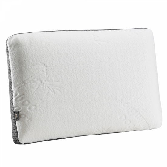 Image de Herzberg HG-3D6040: Oreiller en mousse à mémoire de forme en bambou
