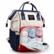 Picture of Herzberg HG-03114: Multifunction Mommy Diaper and Baby Bottle Bag - Multicolored