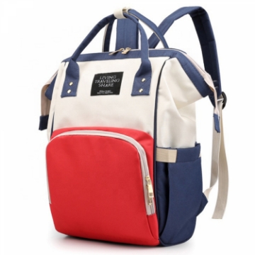 Show details for Herzberg HG-03114: Multifunction Mommy Diaper and Baby Bottle Bag - Multicolored Picture of Herzberg HG-03114: Multifunction Mommy Diaper and Baby Bottle Bag - Multicolored