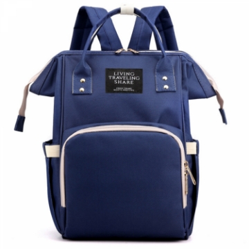 Show details for Herzberg HG-03206: Multifunction Mommy Diaper and Baby Bottle Bag - Blue Picture of Herzberg HG-03206: Multifunction Mommy Diaper and Baby Bottle Bag - Blue