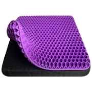Image de Herzberg HG-03169: Coussin de siège en gel - violet