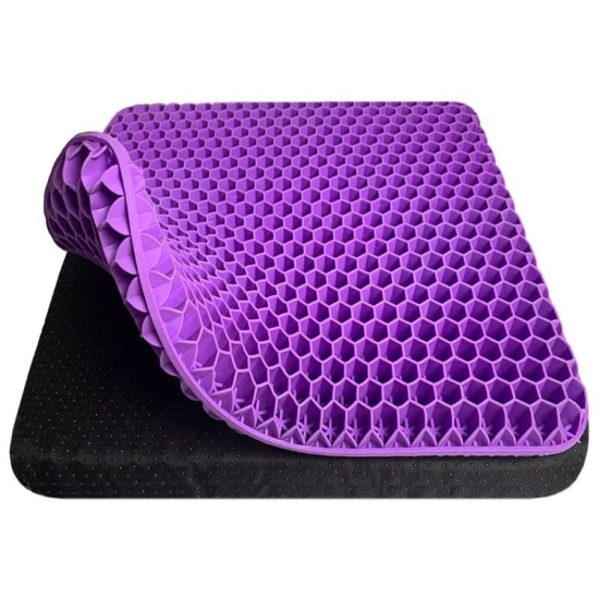 Image de Herzberg HG-03169: Coussin de siège en gel - violet
