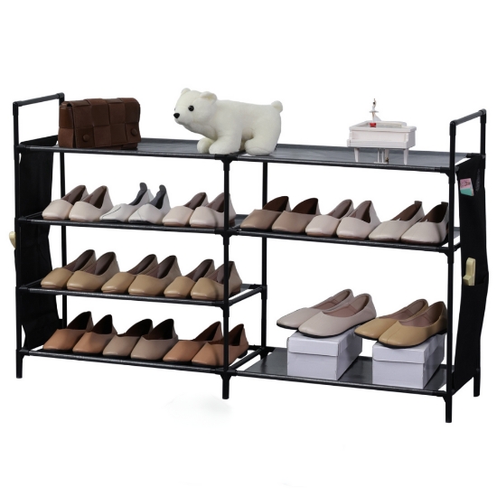 Picture of Herzberg HG-03312: 7- Layer Storage Shoe Rack (12x70cm) - Black