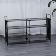 Picture of Herzberg HG-03312: 7- Layer Storage Shoe Rack (12x70cm) - Black