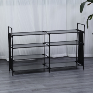 Show details for Herzberg HG-03312: 7- Layer Storage Shoe Rack (12x70cm) - Black Picture of Herzberg HG-03312: 7- Layer Storage Shoe Rack (12x70cm) - Black