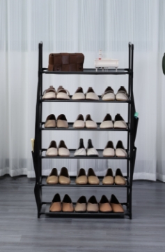Show details for Herzberg HG-03329: 6 Layer Storage Shoe Rack (47x100cm) - Black Picture of Herzberg HG-03329: 6 Layer Storage Shoe Rack (47x100cm) - Black