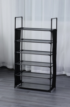 Show details for Herzberg HG-03329: 6 Layer Storage Shoe Rack (47x100cm) - Black Picture of Herzberg HG-03329: 6 Layer Storage Shoe Rack (47x100cm) - Black