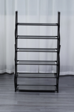 Show details for Herzberg HG-03329: 6 Layer Storage Shoe Rack (47x100cm) - Black Picture of Herzberg HG-03329: 6 Layer Storage Shoe Rack (47x100cm) - Black
