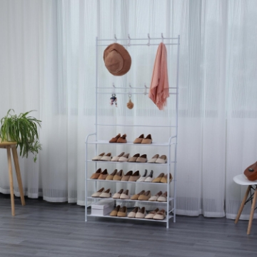 Show details for Herzberg 4-Tier Entryway Coat Rack and Hallway Storage Rack Organizer - 60x170cm Picture of Herzberg 4-Tier Entryway Coat Rack and Hallway Storage Rack Organizer - 60x170cm