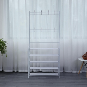Show details for Herzberg 4-Tier Entryway Coat Rack and Hallway Storage Rack Organizer - 60x170cm Picture of Herzberg 4-Tier Entryway Coat Rack and Hallway Storage Rack Organizer - 60x170cm