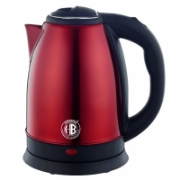 Image de Herzberg HG-5011RED: Bouilloire électrique 1.8L 1500W en acier inoxydable - Rouge