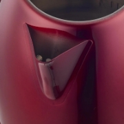Image de Herzberg HG-5011RED: Bouilloire électrique 1.8L 1500W en acier inoxydable - Rouge