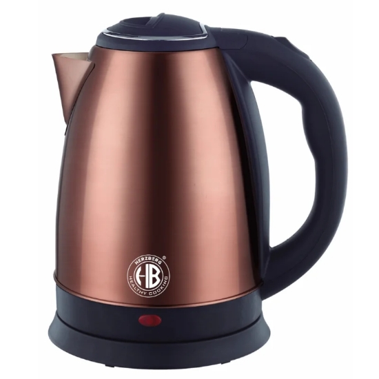 Image de Herzberg HG-5011COP: Bouilloire électrique 1.8L 1500W en acier inoxydable - Cuivre