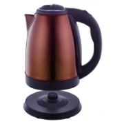 Image de Herzberg HG-5011COP: Bouilloire électrique 1.8L 1500W en acier inoxydable - Cuivre