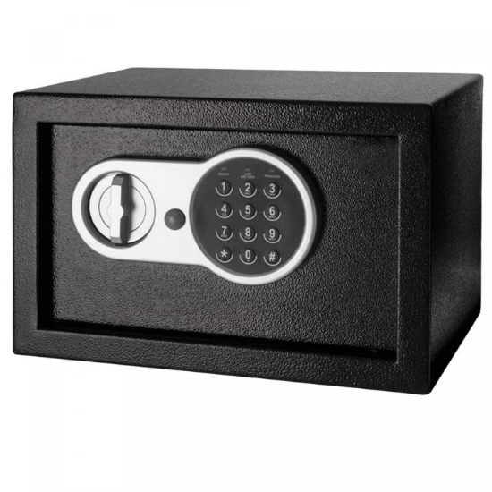 Image de Herzberg HG-03855: Coffre-fort Électronique Numérique En Acier À Double Pêne - 20x31x20cm
