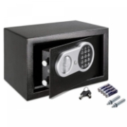 Image de Herzberg HG-03855: Coffre-fort Électronique Numérique En Acier À Double Pêne - 20x31x20cm