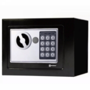 Image de Herzberg HG-03848 : Coffre-fort électronique numérique en acier - 17x23x17cm