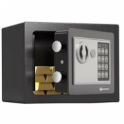 Image de Herzberg HG-03848 : Coffre-fort électronique numérique en acier - 17x23x17cm