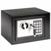 Image de Herzberg HG-03848 : Coffre-fort électronique numérique en acier - 17x23x17cm