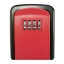 Picture of Herzberg HG-03817: New Smart Waterproof Keyless Safety Box - Red