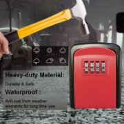 Image de Herzberg HG-03817: Nouveau Boîtier De Sécurité Sans Clé, Étanche Et Intelligent - Rouge