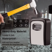 Image de Herzberg HG-03800: Nouveau Boîtier De Sécurité Sans Clé, Étanche Et Intelligent - Noir