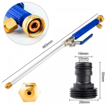 Show details for Herzberg HG-03824: Double Nozzle Water Jet High-Pressure Washer Wand - Blue Picture of Herzberg HG-03824: Double Nozzle Water Jet High-Pressure Washer Wand - Blue