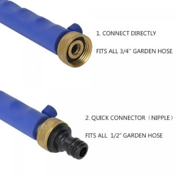 Show details for Herzberg HG-03824: Double Nozzle Water Jet High-Pressure Washer Wand - Blue Picture of Herzberg HG-03824: Double Nozzle Water Jet High-Pressure Washer Wand - Blue