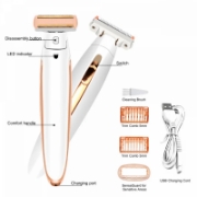 Image de Cenocco Beauty SETCC9087/9086: 2 En 1 Épilateur Corps Entier + Épilateur Visage Avec Led Combo Deal