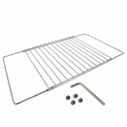 Image de Herzberg HG-03213: Grille De Cuisson Universelle Pour Four Et Grille À Sous-verre Réglable
